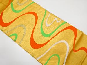 流水模様織り出し名古屋帯